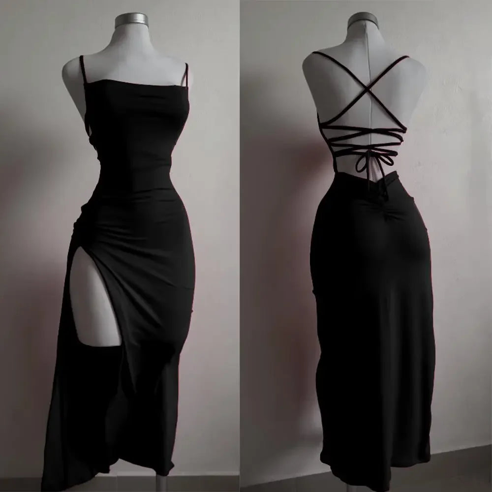Halter Strap Spice Girl hip Dress