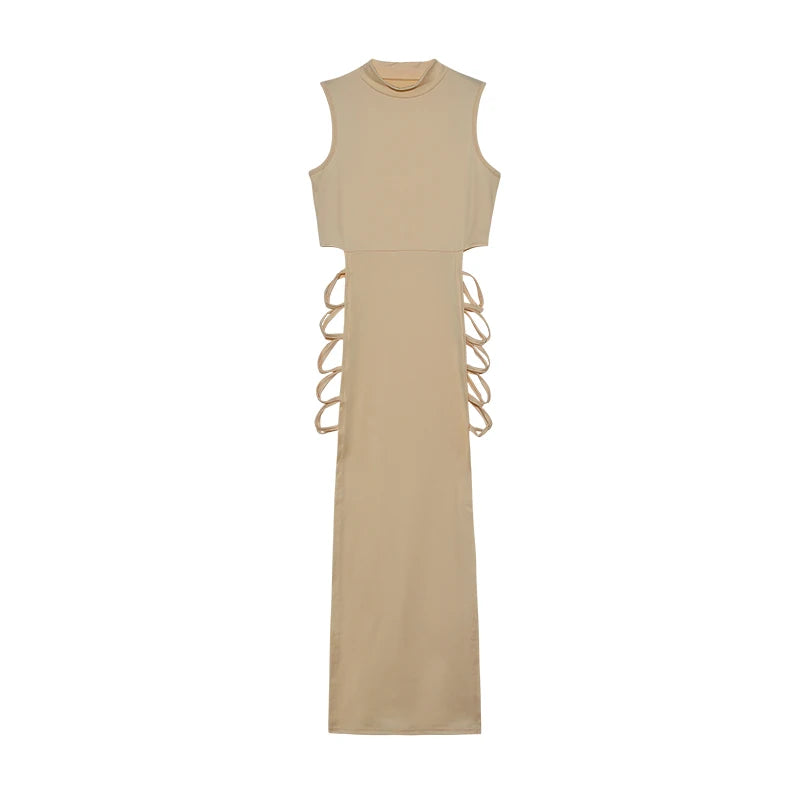 Criss Cross Cut Out Dress,