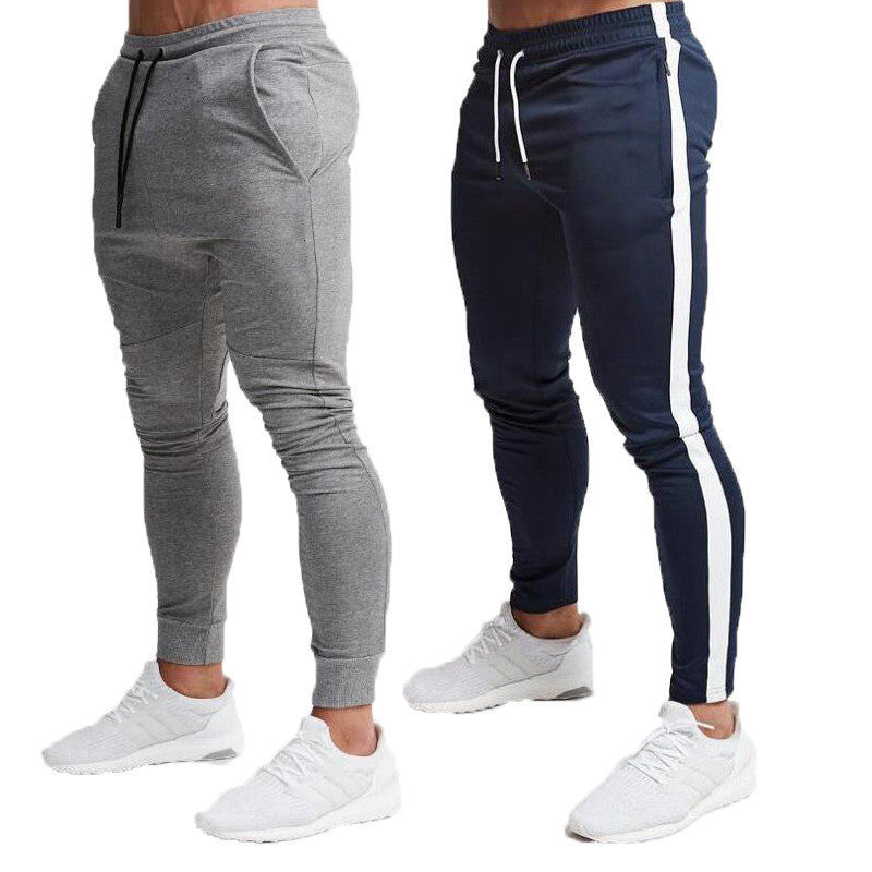New Cross-Border Men's Outdoor Slim-Fit Gym Pants