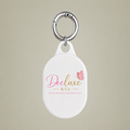 AirTag Keychain Cover — 'Deeluxe & Co.' Logo Protective Holder