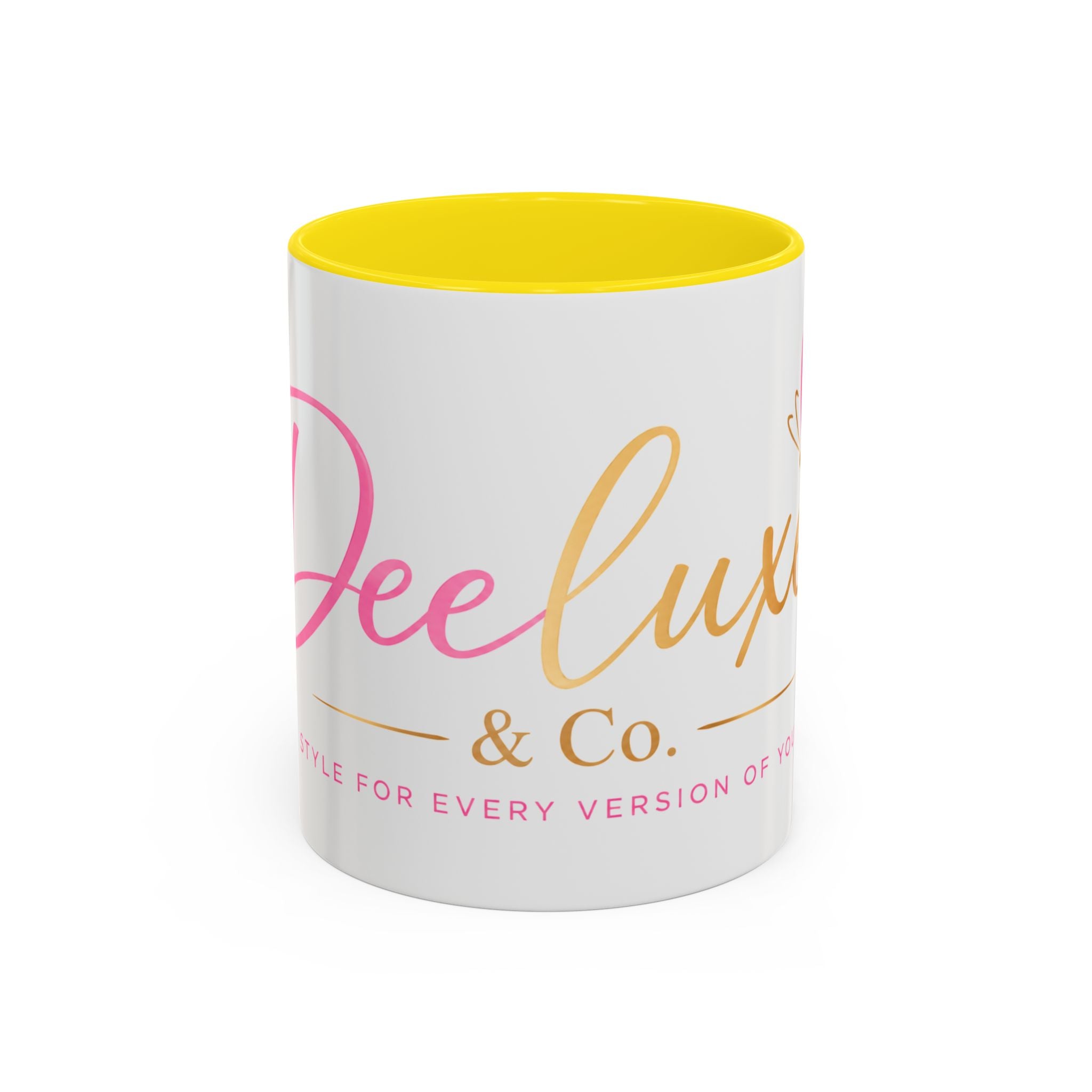 DeeLuxe & Co. Accent Coffee Mug — view 9 | DeeLuxe & Co.