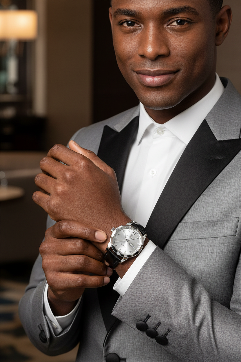 Belt Style Men's Waterproof Luminous Fashion Quartz Watch — view 7 | DeeLuxe & Co.