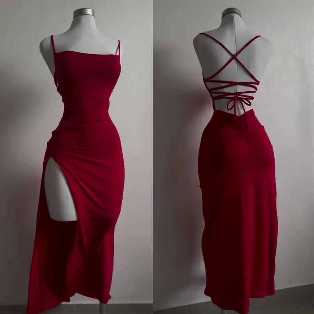 Halter Strap Spice Girl hip Dress