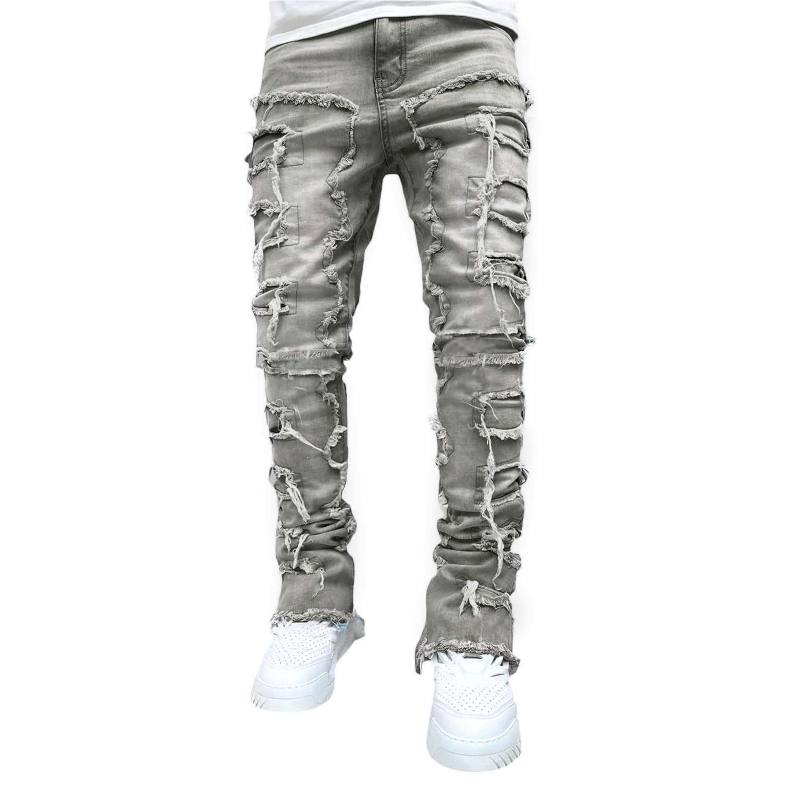 Destroyed Slim Fit Jeans