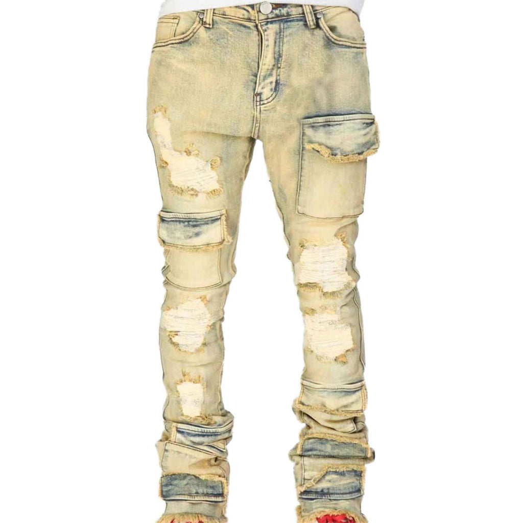 Destroyed Slim Fit Jeans