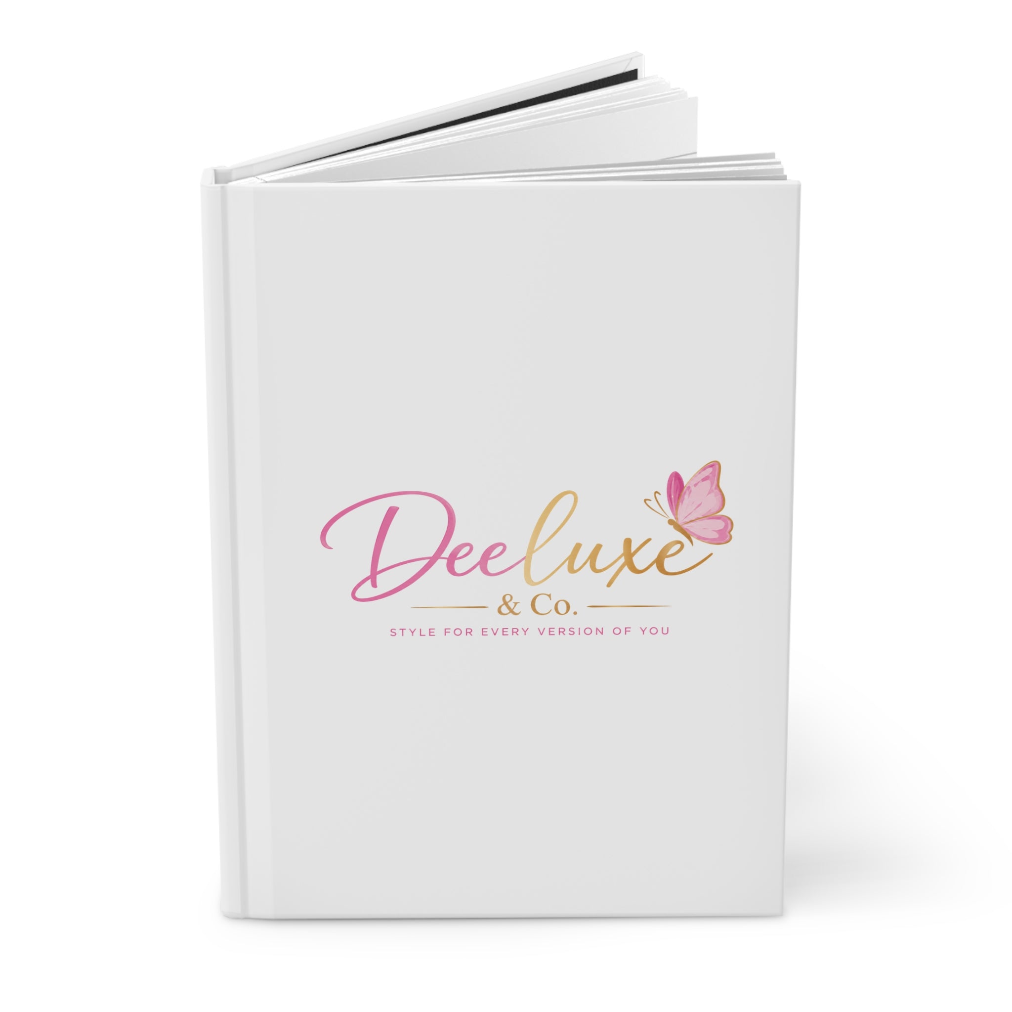 DeeLuxe & Co. Hardcover Journal — The Glow Up Is Personal — view 3 | DeeLuxe & Co.