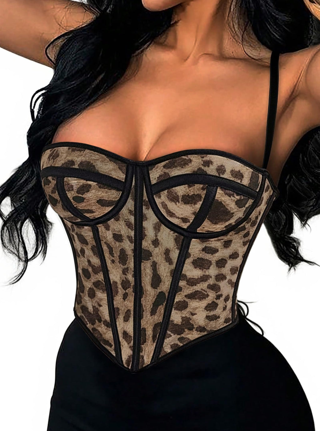 Women Corset Top with Straps