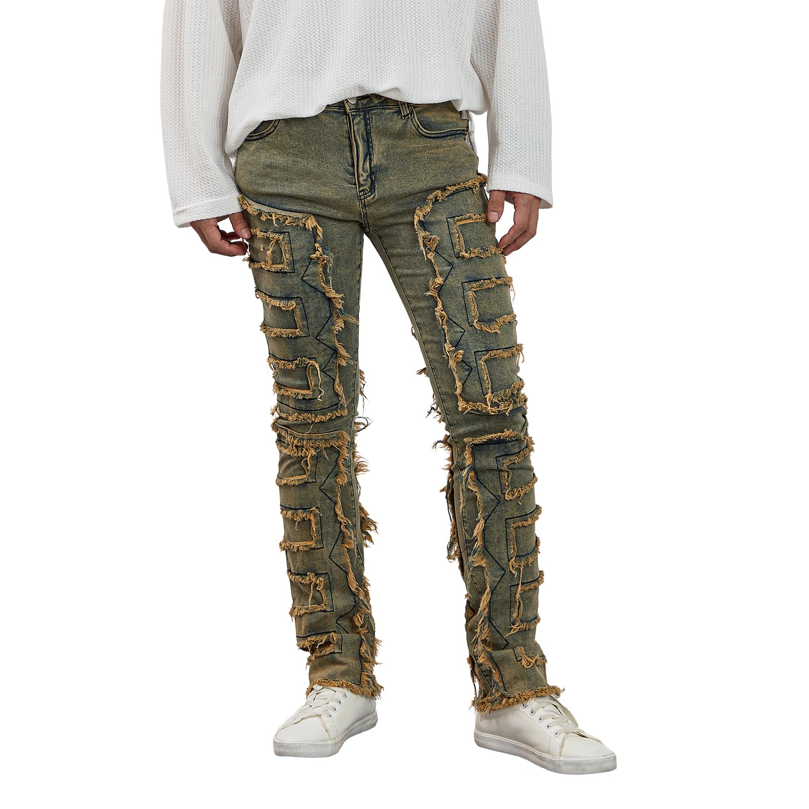 Destroyed Slim Fit Jeans