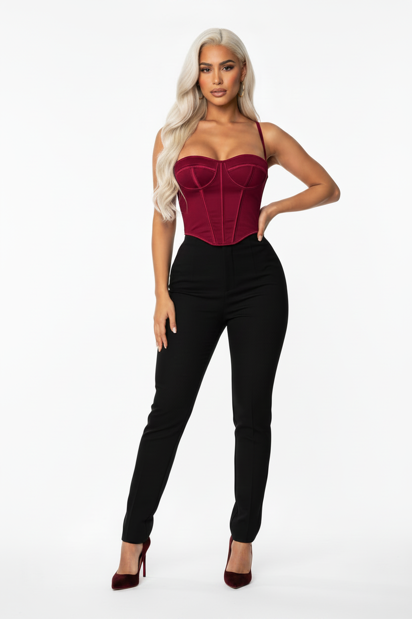 Women Corset Top with Straps
