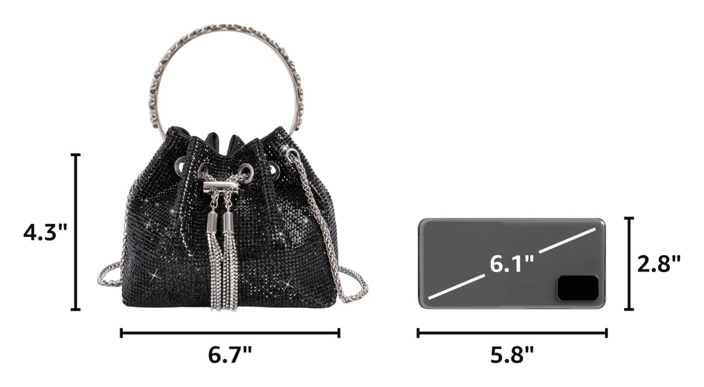Sweetovo Bling Crystal Rhinestone Purse