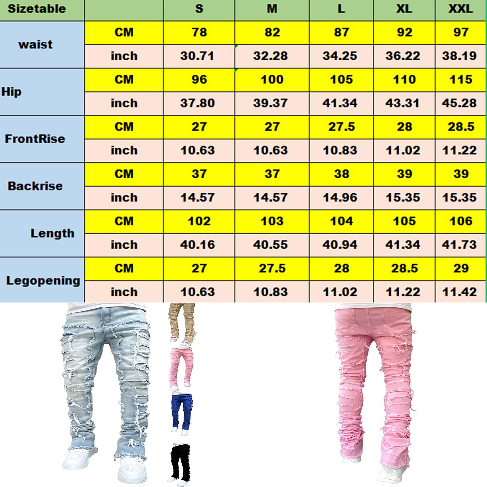 Destroyed Slim Fit Jeans