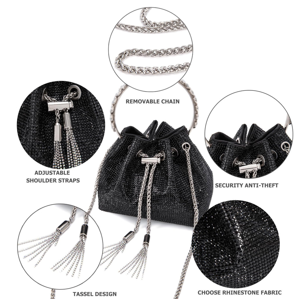 Sweetovo Bling Crystal Rhinestone Purse
