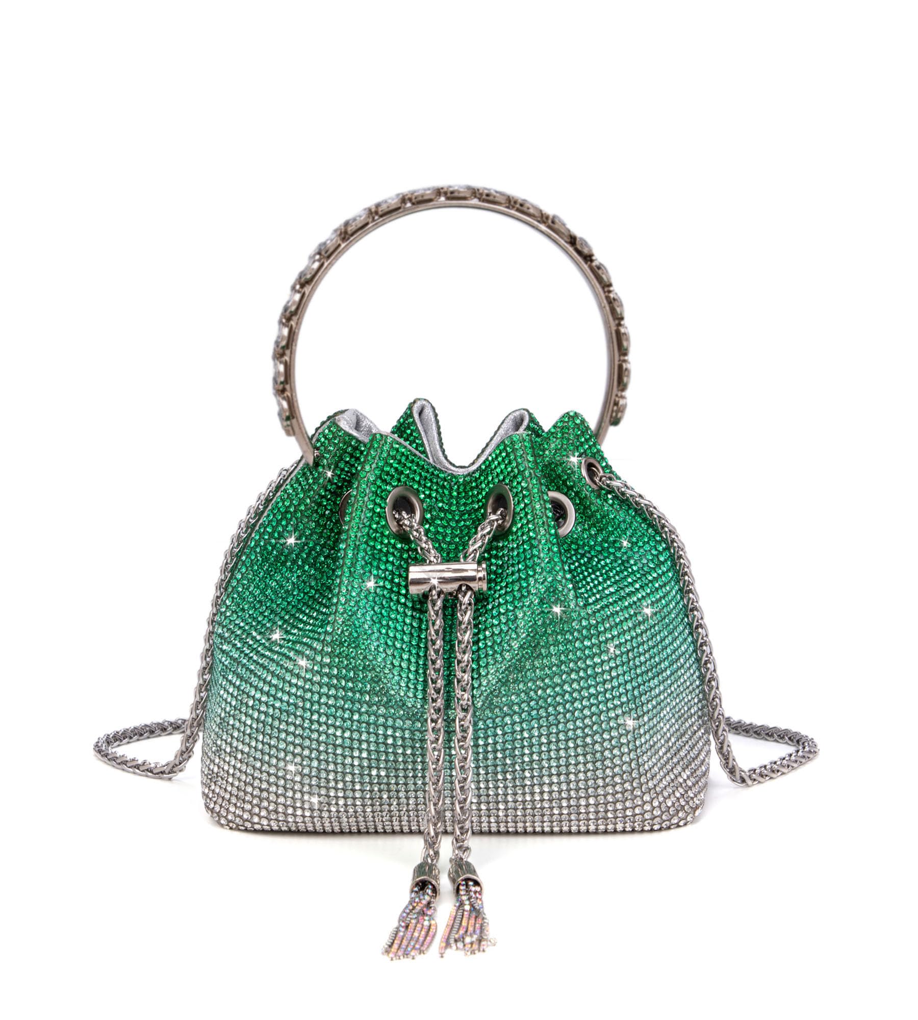 Crystal Rhinestone Crossbody Clutch — view 13 | DeeLuxe & Co.