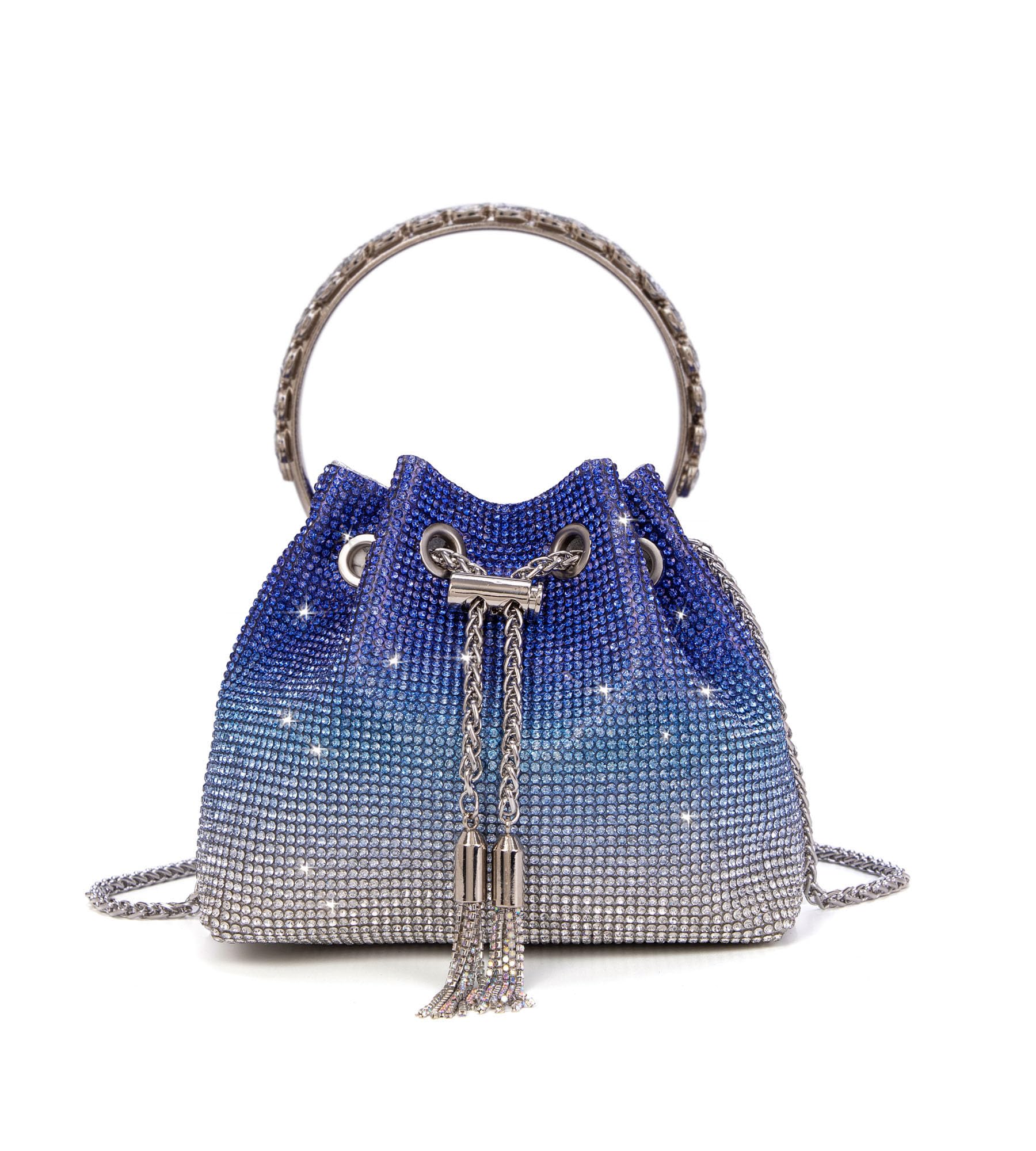 Crystal Rhinestone Crossbody Clutch — view 12 | DeeLuxe & Co.