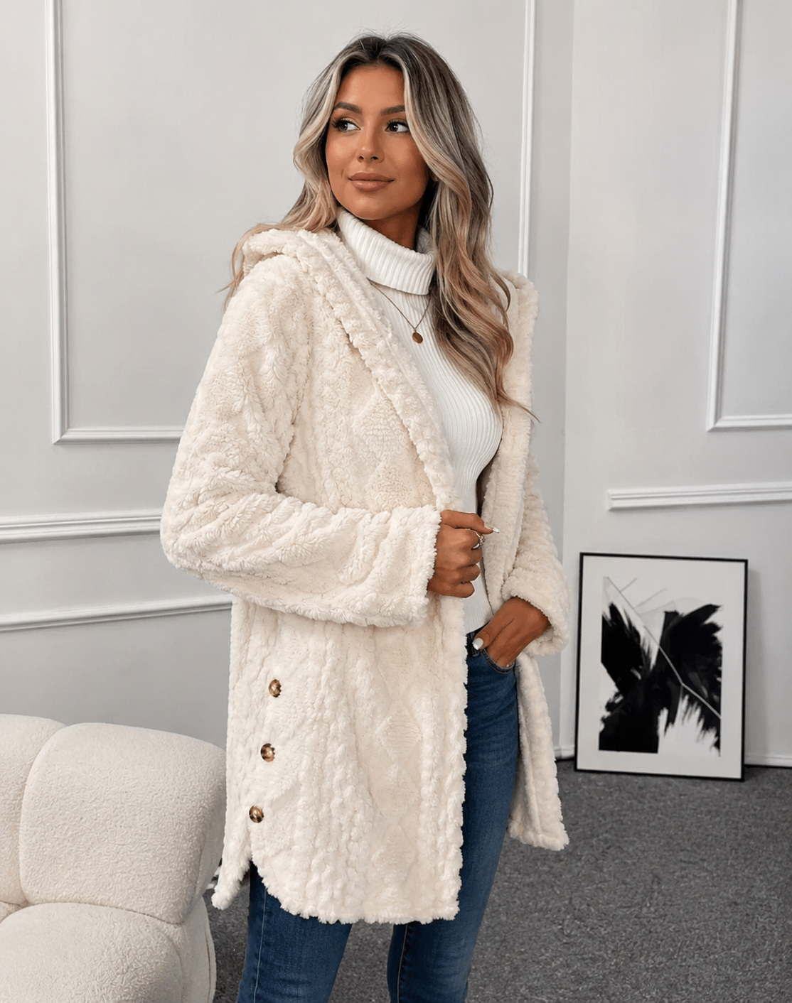 Hooded Cardigan Jacket