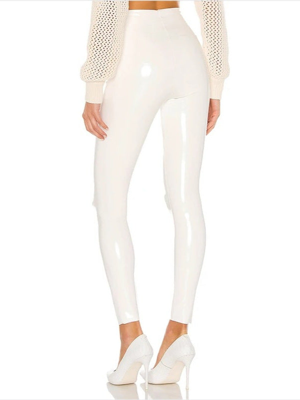 White Leather Pants