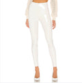 White Leather Pants