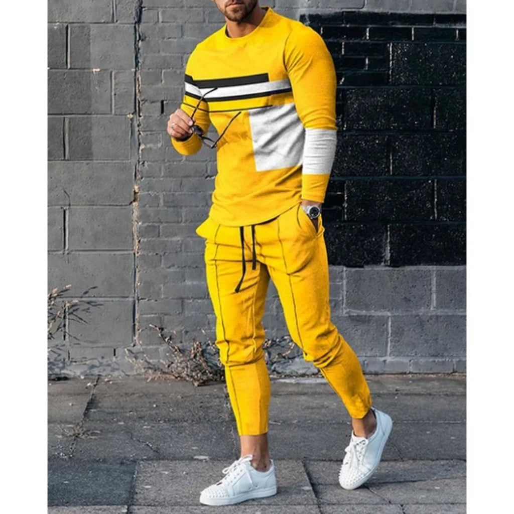 Men Fashion 2 Piece Tracksuit
