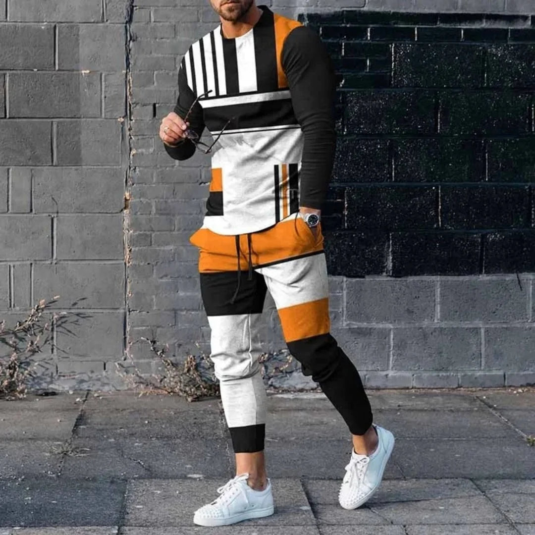 Men Fashion 2 Piece Tracksuit