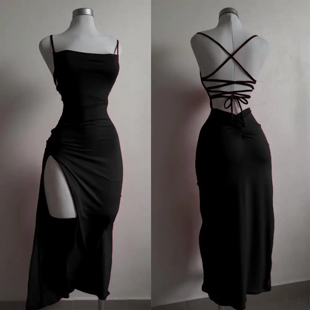 Halter Strap Spice Girl hip Dress