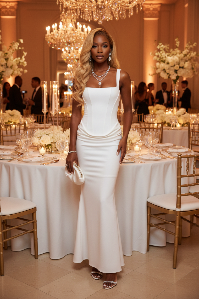Corset Evening Maxi Dress | DeeLuxe & Co.