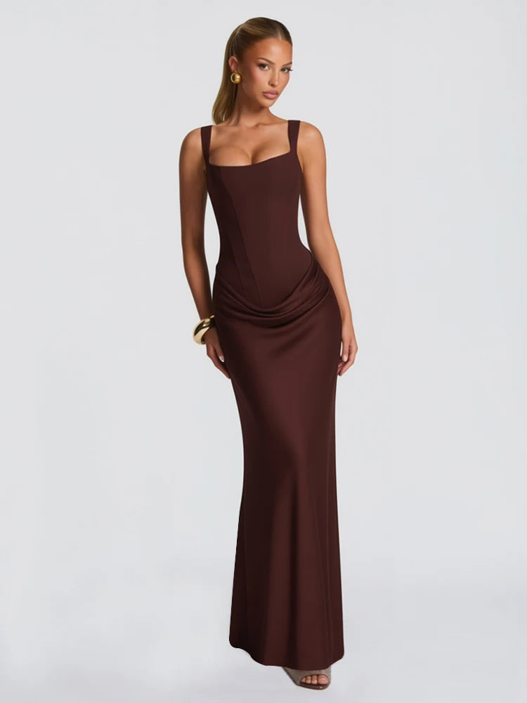 Sexy Corset Maxi Dress Denise