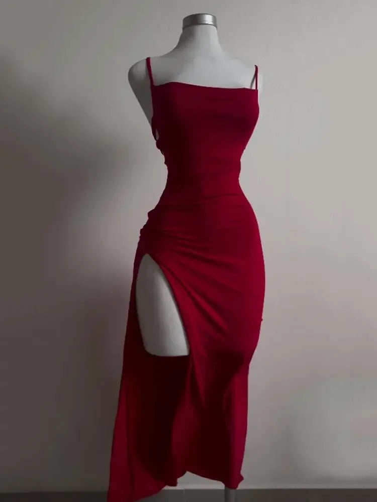 Halter Strap Spice Girl hip Dress